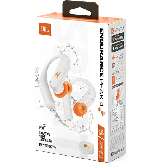 AURICULAR JBL ENDURANCE PEAK 4 BT WHITE