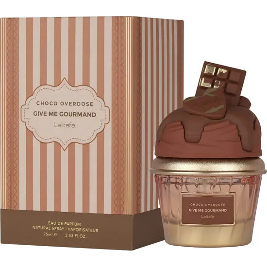 PERFUME  LATTAFA GIVE ME GOURMAND CHOCO OVERDOSE EDP 75ML - FEMENINO Product