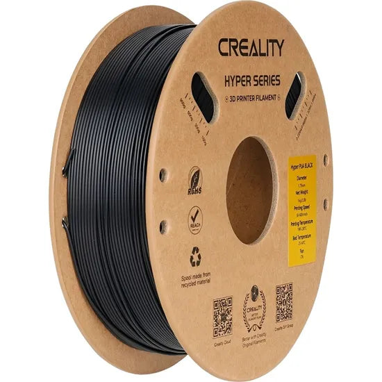 FILAMENTO P/IMPRESORA 3D CREALITY HYPER PLA BLACK/1KG/1.75MM (3301010343) Product
