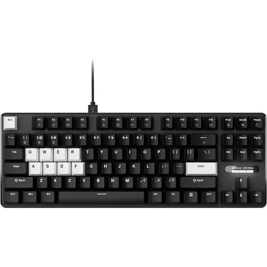 TECLADO MECANICO PULSAR PCMK 3 HE TKL RGB 8K/80%/RAPID TRIGGER/GATERON  MAGNET SW/ING/BLACK