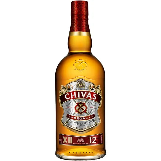WHISKY CHIVAS REGAL 12 AÑOS 1 LT. S/CAJA GOTERO Product