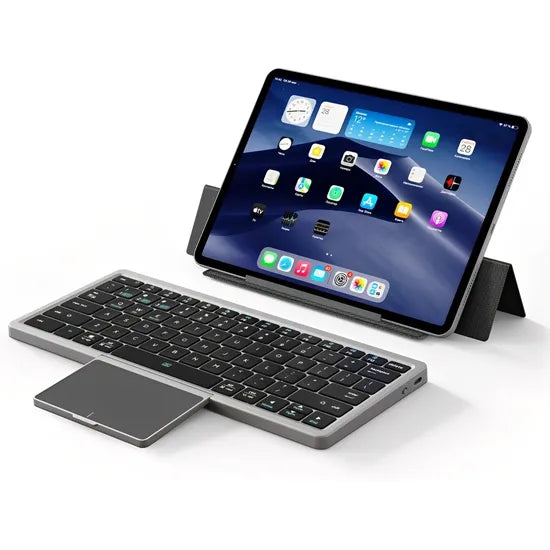 TECLADO WIRELESS BT DUX DUCIS OK TOUCHPAD/STAND/3DISP/USB-C GRAY/BLACK Product