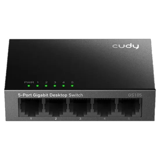 SWITCH CUDY GS105D 5P GIGABIT DESKTOP QOS