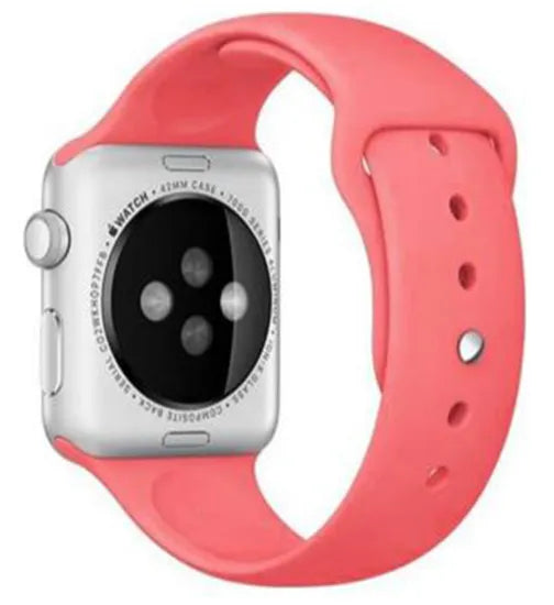 PULSERA 4LIFE P/ APPLE WATCH 42/44/45/49MM SILICONE ROSA