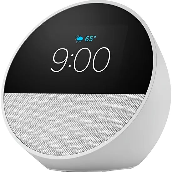 SPEAKER AMAZON ECHO SPOT ALEXA SMART 2024 WHITE (C/ RELOJ) Product