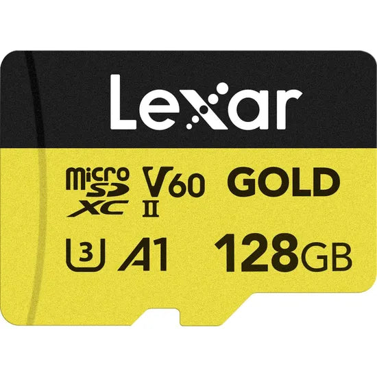 MICRO SD 128GB LEXAR PROFESSIONAL GOLD 280-100MB/S C10 (LMSGOLD128G-BNNNG)