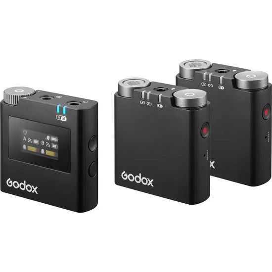 MICROFONO GODOX WIRELESS PORTATIL VIRSO M2 ESTANDAR (2TX+1RX) Product