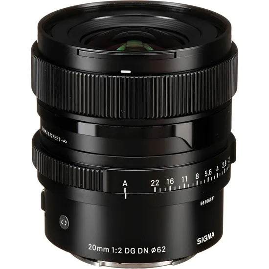 LENTE SIGMA 20MM F/2 DG II CONTEMPORARY (BLACK) P/ SONY Product