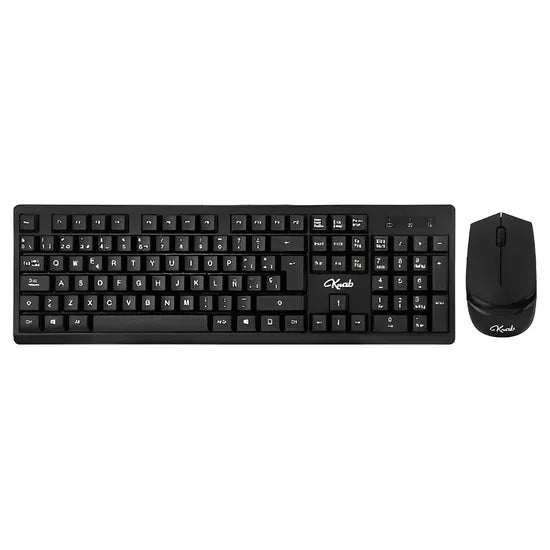 KIT TECLADO/MOUSE INAL. KRAB KBKTM15 ESP/1600DPI Product