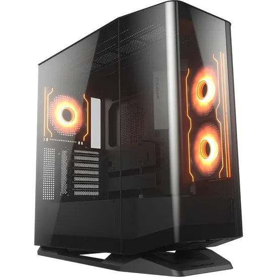 GABINETE COUGAR FV270 RGB 4 FAN TEMPERED CURVED GLASS BLACK