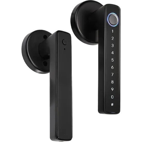 CERRADURA SMART MOES BDL-SNM10-BK BLUETOOTH/PASSCODE/BIOMETRIC/HANDLE/CON EMB