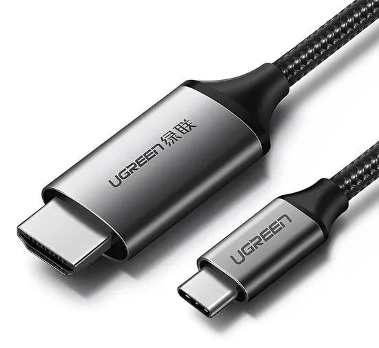 CABLE UGREEN USB-C A HDMI 2M BLACK (50570) GRAY BLACK Product