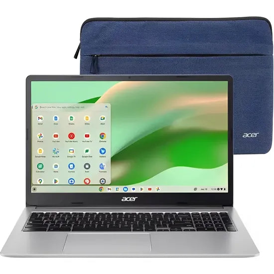 NOTEBOOK ACER CHROMEBOOK CB315-4H-C0BR CEL-N4500 1.1GHZ/4GBD4/64GB EMMC/15.6""/FHD/IPS/ING/SILVER