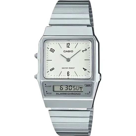 RELOJ CASIO VINTAGE AQ-800E-7A2DF SILVER/WHITE Product