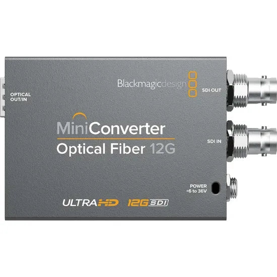 BLACKMAGIC ACC MINI CONVERTER FIBRA OPTICA 12G-SDI (CONVMOF12G)