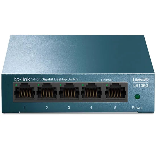 TP-LINK HUB SWITCH 05P LS105G 10/100/1000MBPS GIGABIT Product