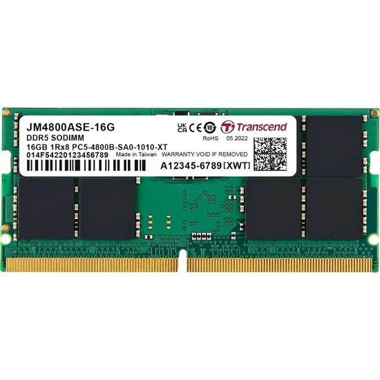MEMORIA RAM NB DDR5 16GB/4800MHZ TRANSCEND JM4800ASE-16G