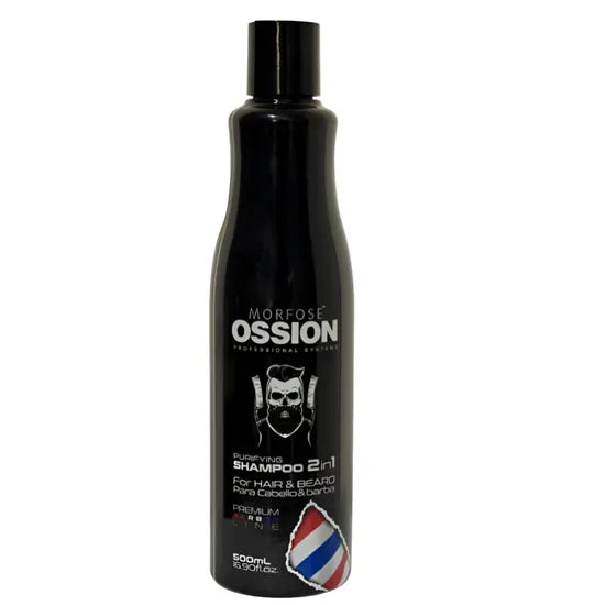 OSSION SHAMPOO PREMIUM PELO Y BARBA 500ML Product