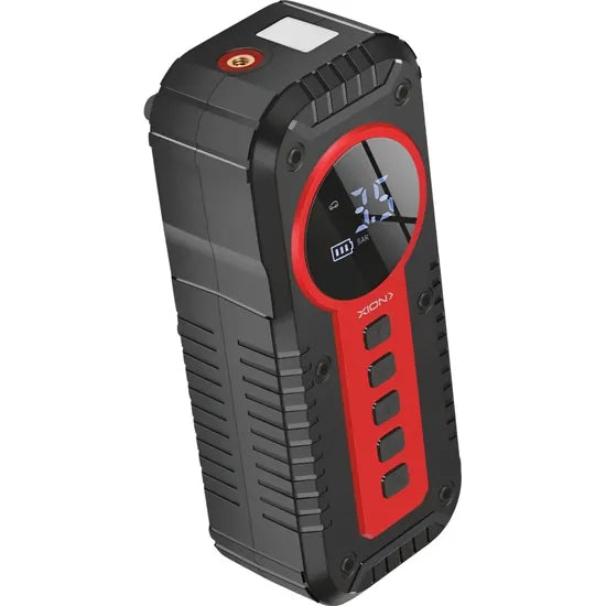 ARRANCADOR + INFLADOR XION XI-POWER4 CARG-PORT/32000MAH/150PSI/BI-VOLTAJE