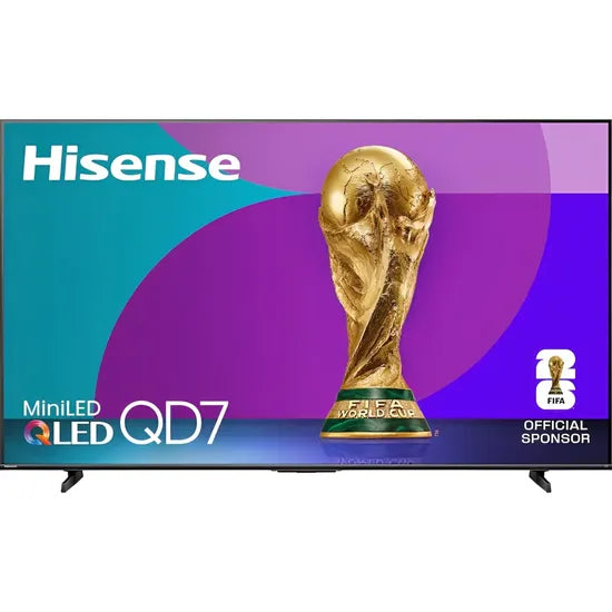 TV SMART 55"" HISENSE 55QD7QF MINI LED 4K/DOLBY ATMOS/VOICE/BT/ALEXA/HDR10+ BIVOLT