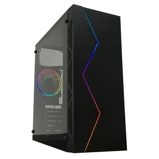 GABINETE SATELLITE GAMER K884 BLACK 1 FAN RGB