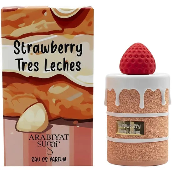 PERFUME  ARABIYAT SUGAR BOLO STRAWBERRY TRES LECHES EDP 100ML - FEMENINO