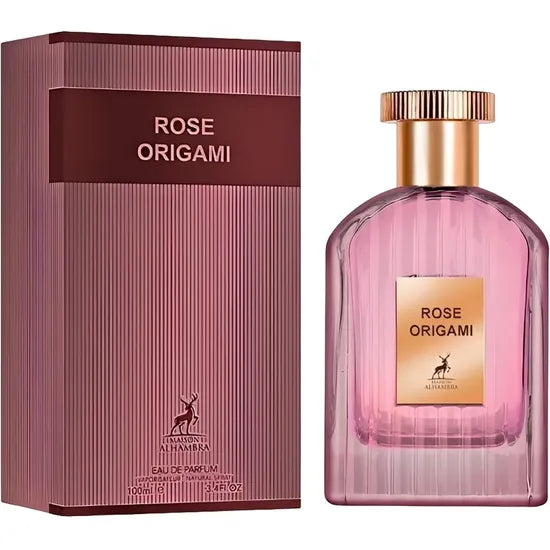 PERFUME  MAISON ALHAMBRA ROSE ORIGAMI EDP 100ML - UNISEX