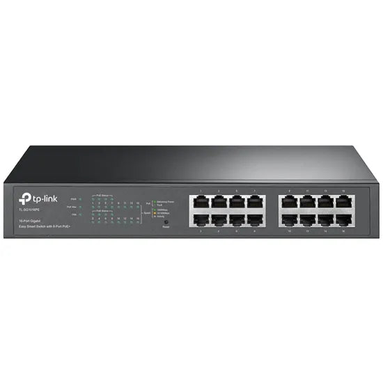 TP-LINK SWITCH 16P TL-SG1016PE GIGABIT 10/100/1000MBPS 8 PUERTOS POE+ (110W) Product