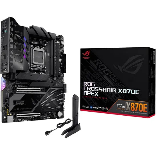 PLACA MADRE ASUS AM5 CROSSHAIR X870E APEX TYPE-C/USB3.2/3XM.2/DDR5/ATX