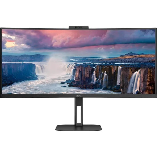 MONITOR CURVO 34"" AOC CU34V5CW QHD ULTRAWIDE VA/100HZ/4MS/DP/HDMI/BLACK Product