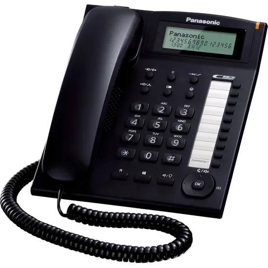 TELEFONO PANASONIC KX-TS880 C/CABLE BLACK