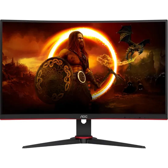 MONITOR CURVO 23.6"" AOC GAMING C24G2 FHD/IPS/165HZ/1MS/DP/2HDMI/AJUST/BLACK Product