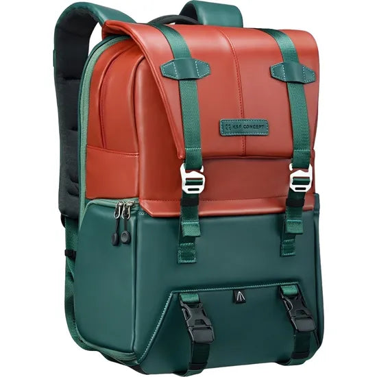 MOCHILA P/CAMARA K&F URBAN WANDER 01 20L  (DARK GREEN) - KF13.087AV8