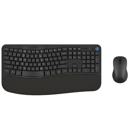 KIT TECLADO+MOUSE WIRELESS BT/2.4G JLAB FLOW ERGONOMICO/PALM REST/MEDIA KNOB/ING/BLACK Product