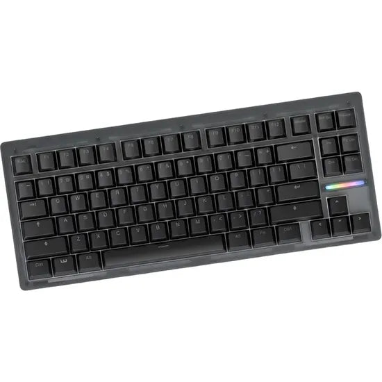 TECLADO MECANICO WOOTING 80HE 8KHZ/RGB/RAPID TRIGGER/GHOST(TRANSPARENTE)