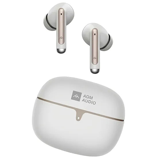 AURICULAR AGM BUDS 5 BT/TOUCH/MIC/IPX4 BEIGE