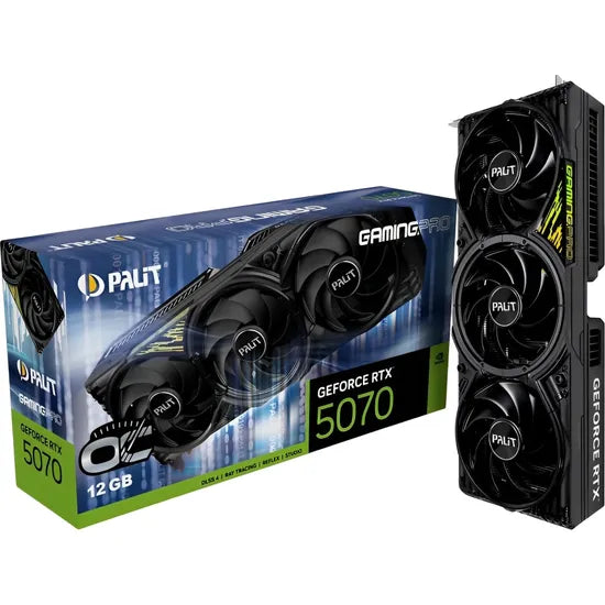 VGA PALIT RTX5070 GAMINGPRO OC 12GB/GDDR7/192BIT/2572MHZ/3FAN NE75070T19K9-GB2050A Product