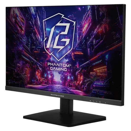 MONITOR 27"" ASROCK PHANTOM PG27QFT1B QHD 2K IPS/180HZ/1MS/FREESYNC/DP/2HDMI/BLACK