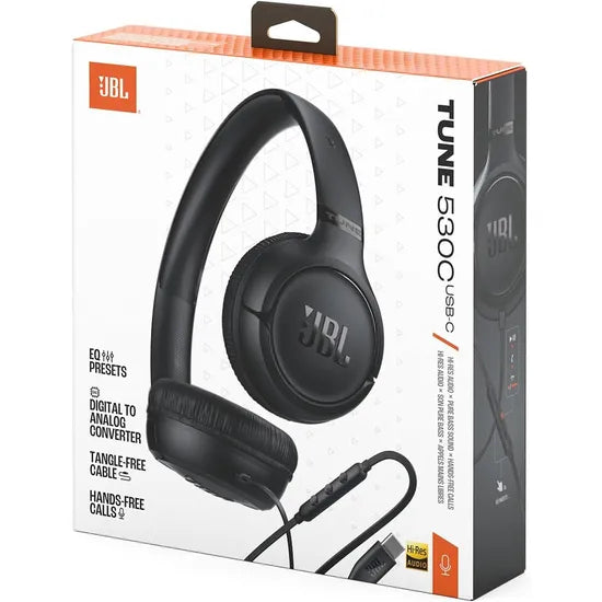 AURICULAR JBL T530C USB-C BLACK
