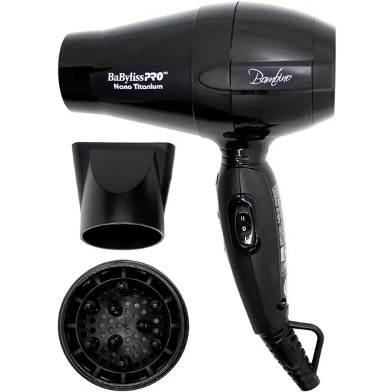 SECADOR MINI BABYLISS PRO BAMBINO P/VIAJE 5510 1200W/BIV/BLACK74108382757