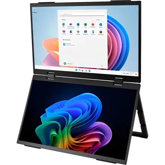 MONITOR PORTATIL DUAL 15.6"" BAK BK-P1561-B FHD IPS/USB-C/HDMI