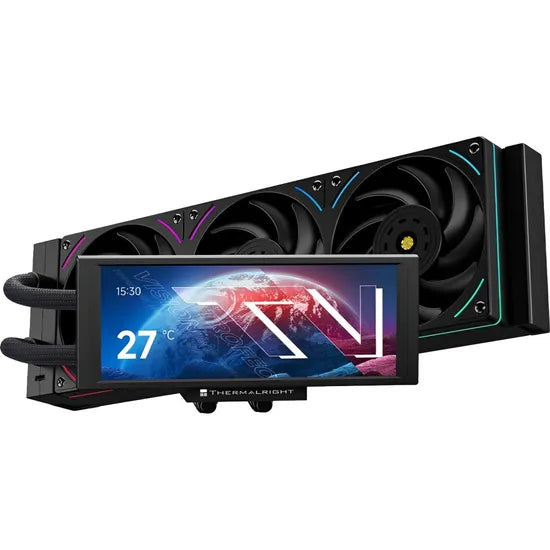 COOLER LIQUID THERMALRIGHT TROFEO VISION 360 ARGB C/PANTALLA LCD 6.86"" IPS/3FAN/BLACK