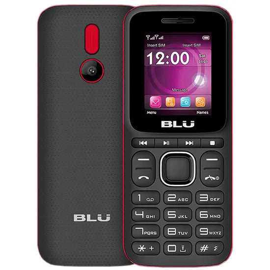 CELULAR BLU Z4 MUSIC Z253 1.8 BLACK/RED