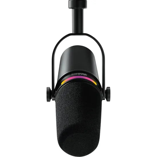 MICROFONO SHURE MV7+ P/PODCAST XLR/USB-C/RGB BLACK