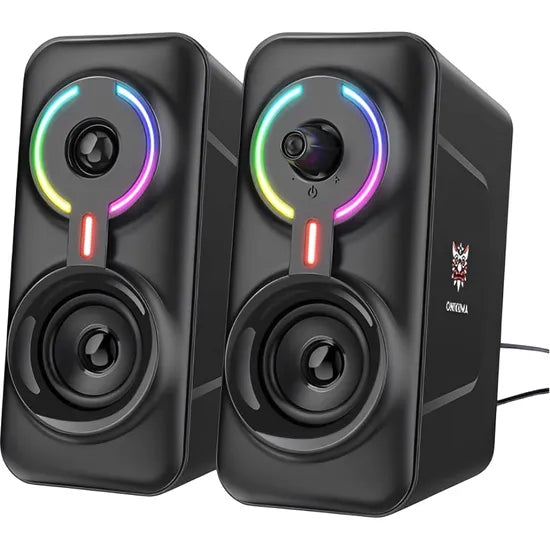 SPEAKER PARA PC ONIKUMA L6 MULTIMEDIA GAMING RGB  10W/BT/AUX/USB BLACK