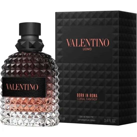 PERFUME  VALENTINO UOMO BORN IN ROMA CORAL FANTASY EDT 100ML – MASCULINO Product