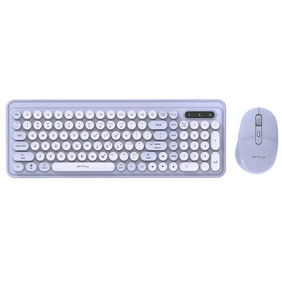 KIT TECLADO+MOUSE WIRELESS FTX FTXGK02 BT PURPLE PORTUGUES Product
