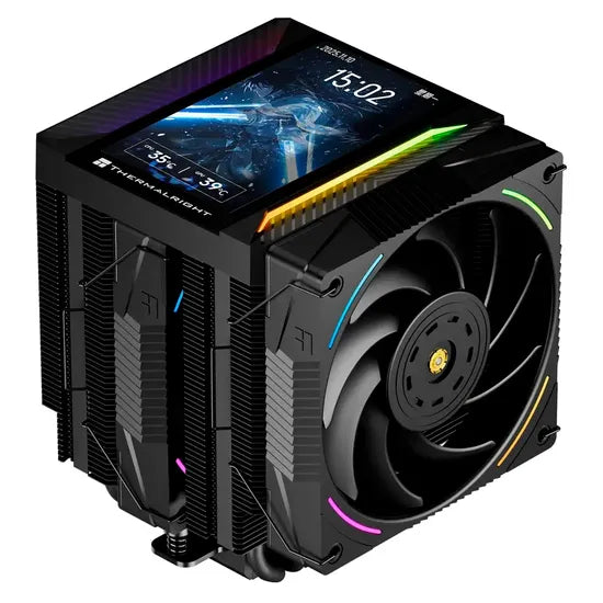COOLER P/CPU THERMALRIGHT PEERLESS ASSASSIN 120 VISION MAX ARGB C/PANTALLA LCD 5"" BLACK Product