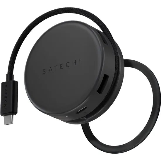 MULTIADAPTADOR 7-IN-1 SATECHI ON THE GO ST-POTG7C 2USBA/USB-C/SD/MICROSD/HDMI/ETHERNET Product