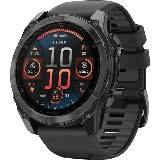 RELOJ GARMIN FENIX 8 SAPPHIRE AMOLED 51MM CARBON GRAY DLC TITANIUM-BLACK BAND 010-02905-20 Product